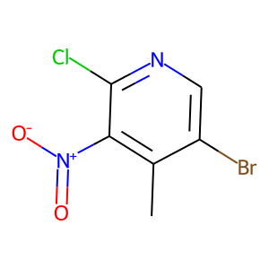 2-bromo-6-chloro-3-methyl-5-nitropyridine