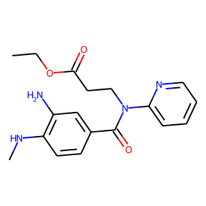 Ethyl3-(3-amino-4-(methylamino)-N-(pyridin-2-yl)benzamido)propanoate