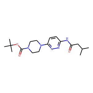 4-[6-(3-methyl-butyrylamino)-pyridazin-3-yl]-piperazine-1-carboxylic acid tert-butylester
