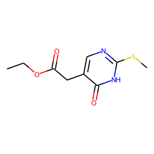 ethyl 2-(2-(methylthio)-6-oxo-1,6-dihydropyrimidin-5-yl)acetate
