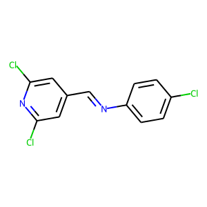 N1-[(2,6-DICHLORO-4-PYRIDYL)METHYLIDENE]-4-CHLOROANILINE