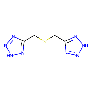 5-[[(1H-1,2,3,4-TETRAAZOL-5-YLMETHYL)THIO]METHYL]-1H-1,2,3,4-TETRAAZOLE