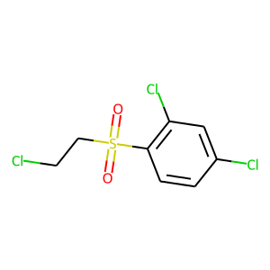 2,4-DICHLORO-1-[(2-CHLOROETHYL)SULFONYL]BENZENE