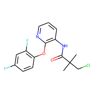 N1-[2-(2,4-DIFLUOROPHENOXY)-3-PYRIDYL]-3-CHLORO-2,2-DIMETHYLPROPANAMIDE