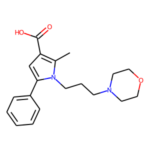 2-METHYL-1-(3-MORPHOLINOPROPYL)-5-PHENYL-1H-PYRROLE-3-CARBOXYLIC ACID