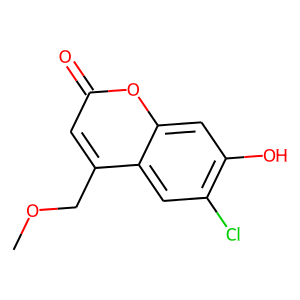 6-CHLORO-7-HYDROXY-4-(METHOXYMETHYL)-2H-CHROMEN-2-ONE