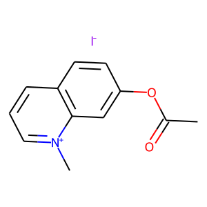 7-Acetoxy-1-methylquinoliniumiodide