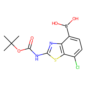 (2-((tert-Butoxycarbonyl)amino)-7-chlorobenzo[d]thiazol-4-yl)boronic acid