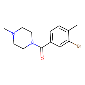 (3-Bromo-4-methylphenyl)(4-methyl-1-piperazinyl)methanone