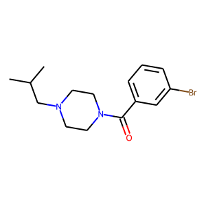 (3-Bromophenyl)[4-(2-methylpropyl)-1-piperazinyl]methanone
