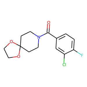 (3-Chloro-4-fluorophenyl)-1,4-dioxa-8-azaspiro[4.5]dec-8-ylmethanone