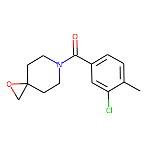 (3-Chloro-4-methylphenyl)-1-oxa-6-azaspiro[2.5]oct-6-ylmethanone