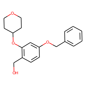 (4-(benzyloxy)-2-((tetrahydro-2H-pyran-4-yl)oxy)phenyl)methanol