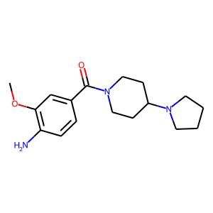 (4-Amino-3-methoxyphenyl)[4-(1-pyrrolidinyl)-1-piperidinyl]methanone