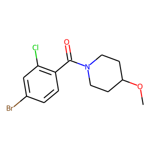 (4-Bromo-2-chlorophenyl)(4-methoxy-1-piperidinyl)methanone