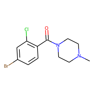 (4-Bromo-2-chlorophenyl)(4-methyl-1-piperazinyl)methanone