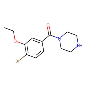 (4-bromo-3-ethoxyphenyl)-1-piperazinylMethanone