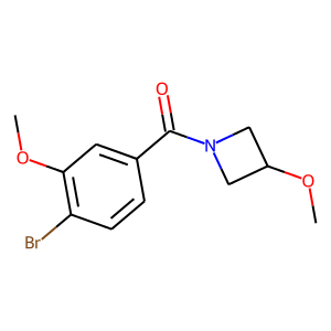 (4-bromo-3-methoxyphenyl)(3-methoxy-1-azetidinyl)Methanone