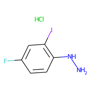 (4-fluoro-2-iodophenyl)hydrazine hydrochloride