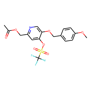 (5-((4-methoxybenzyl)oxy)-4-(((trifluoromethyl)sulfonyl)oxy)pyridin-2-yl)methyl acetate