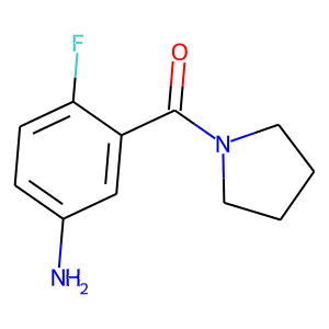 (5-Amino-2-fluorophenyl)-1-pyrrolidinylmethanone