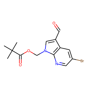 (5-Bromo-3-formyl-1H-pyrrolo[2,3-b]pyridin-1-yl)methyl 2,2-dimethylpropanoate