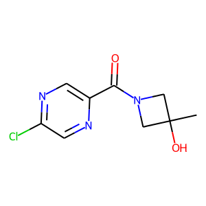 (5-Chloro-2-pyrazinyl)(3-hydroxy-3-methyl-1-azetidinyl)methanone