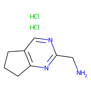 (6,7-dihydro-5H-cyclopenta[d]pyrimidin-2-yl)methanamine dihydrochloride