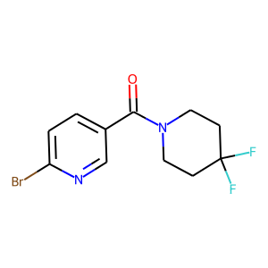 (6-Bromo-3-pyridinyl)(4,4-difluoro-1-piperidinyl)methanone