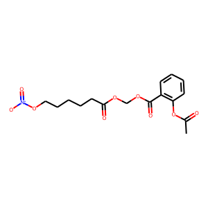 [[6-(Nitrooxy)-1-oxohexyl]oxy]methyl 2-(acetyloxy)benzoate