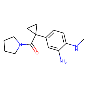 [1-[3-Amino-4-(methylamino)phenyl]cyclopropyl]-1-pyrrolidinylmethanone