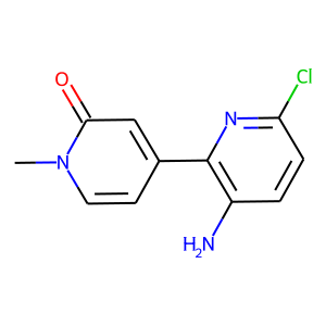 [2,4′-Bipyridin]-2′(1′H)-one, 3-amino-6-chloro-1′-methyl-