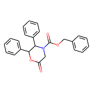 Benzyl(2R,3S)-(-)-6-oxo-2,3-diphenyl-4-morpholinecarboxylate