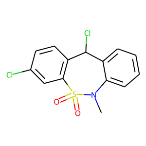 Dibenzo[c,f][1,2]thiazepine,3,11-dichloro-6,11-dihydro-6-methyl-,5,5-dioxide