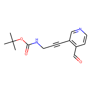 tert-butyl N-[3-(4-formylpyridin-3-yl)prop-2-yn-1-yl]carbamate
