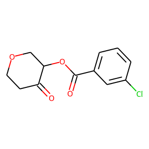 Tetrahydro-4-oxo-2H-pyran-3-yl 3-chlorobenzoate