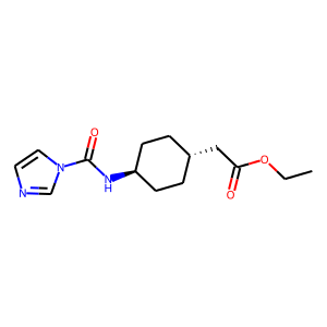 Trans-ethyl 2-(4-(1H-imidazole-1-carboxamido)cyclohexyl)acetate