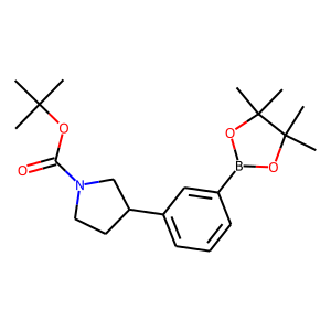 tert-butyl 3-[3-(4,4,5,5-tetramethyl-1,3,2-dioxaborolan-2-yl)phenyl]pyrrolidine-1-carboxylate