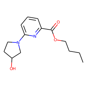 6-(3-hydroxy-pyrrolidin-1-yl)-pyridine-2-carboxylic acid butylester
